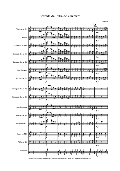 La imagen puede contener una previsualizacion de una partitura